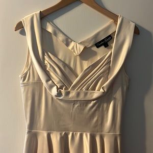 Wedding cream/champagne colored dress vintage style